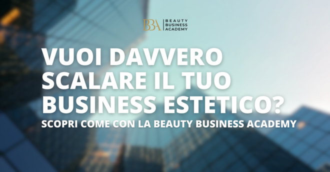 estetista di successo con la beauty business academy